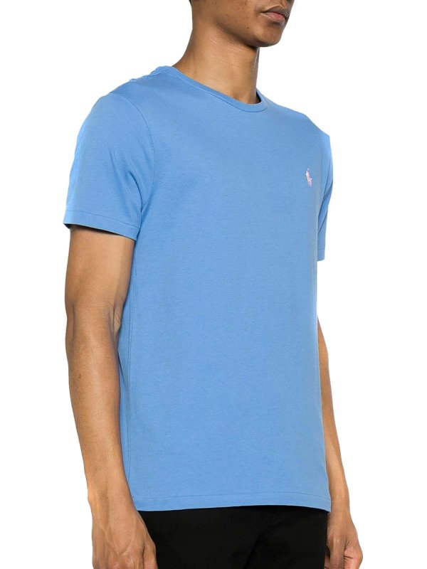 POLO RALPH LAUREN: Pull col rond online - Pull Col Rond - Bleu