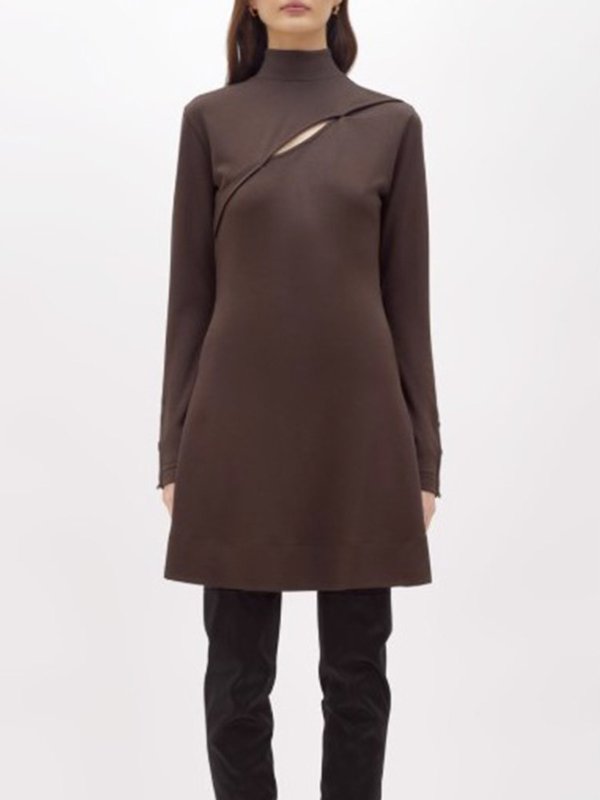 The Best Shops BLUGIRL: Robe longueur genou - Robe Au Genou - Marron