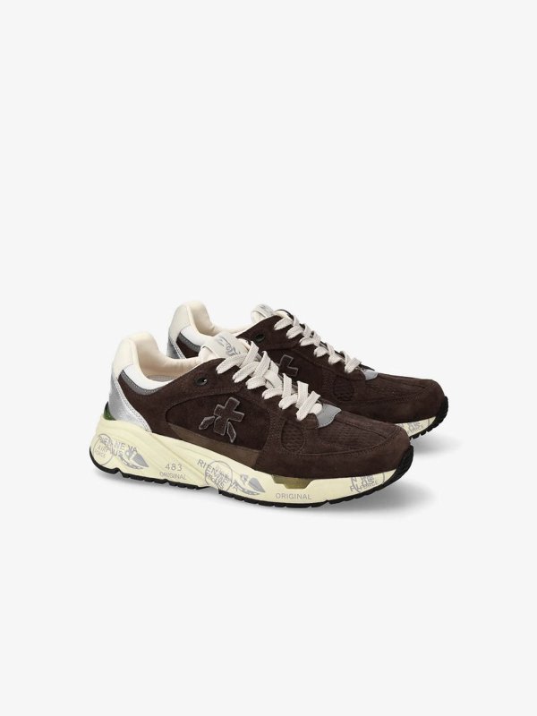 PREMIATA: Chaussures de sport online - Baskets - Marron