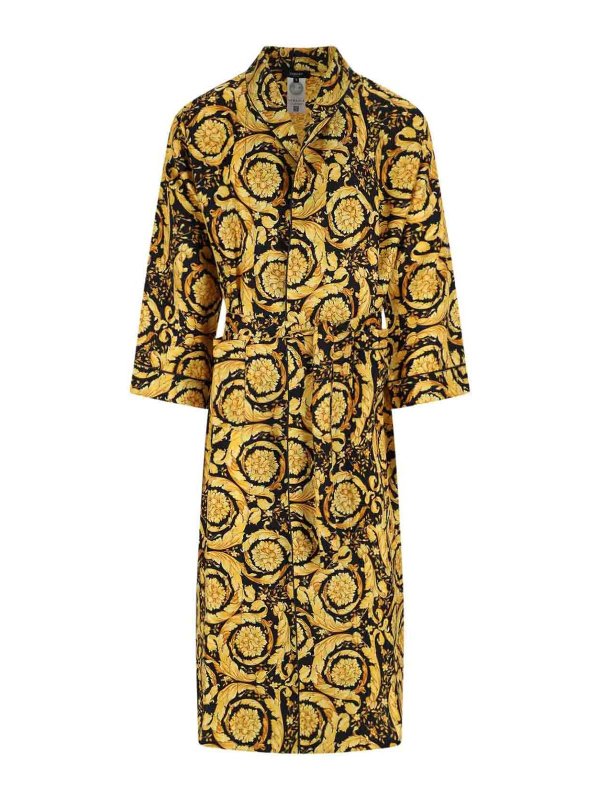 VERSACE: ニーレングスドレス - 膝丈ドレス - 黒