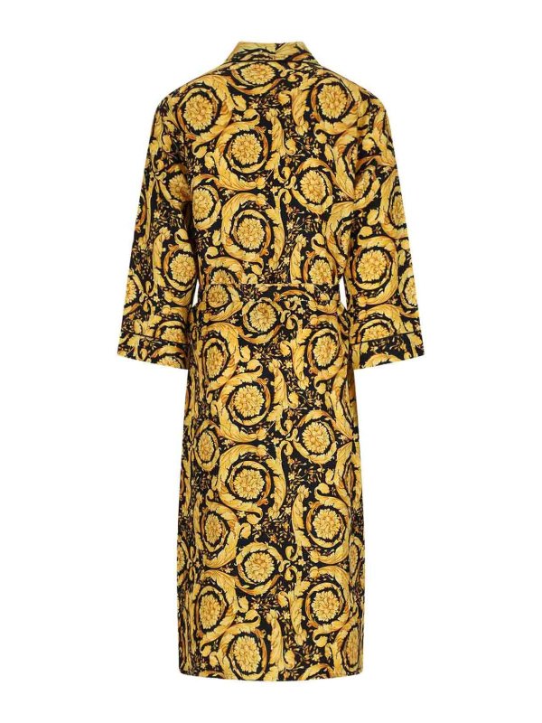 VERSACE: ニーレングスドレス online - 膝丈ドレス - 黒