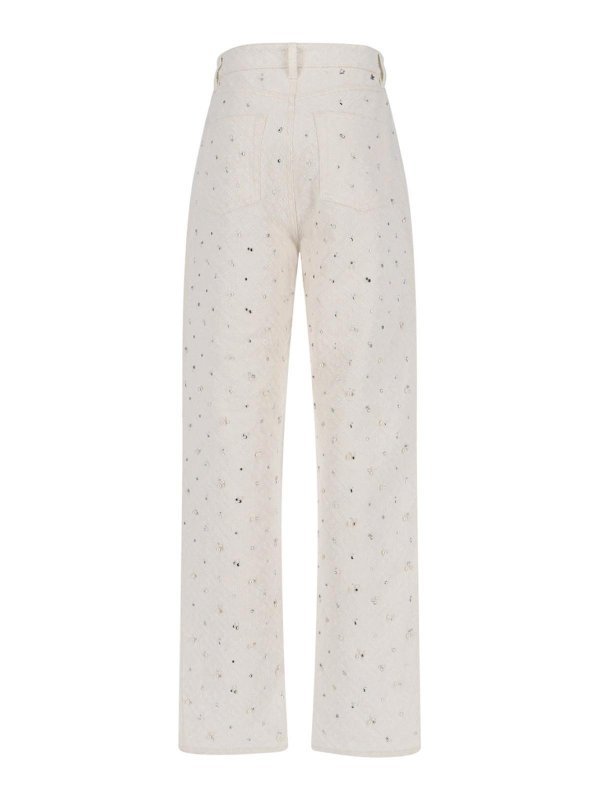 GOLDEN GOOSE: Jeans à jambe droite online - Jean Droit - Blanc