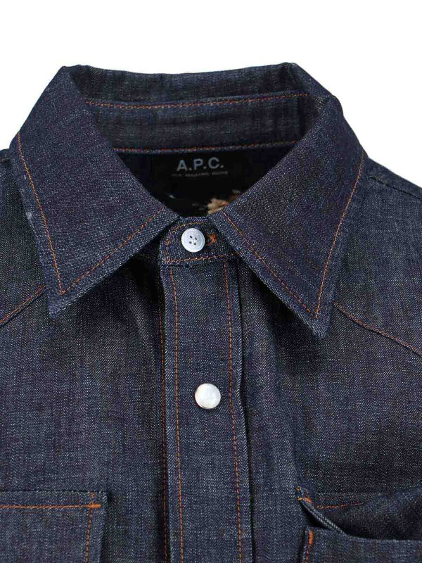 Denim Shirt shop online: A.P.C.