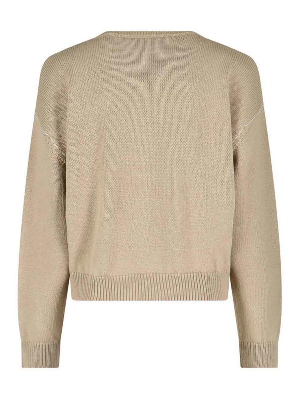 A.P.C.: Pull col rond online - Pull Col Rond - Beige