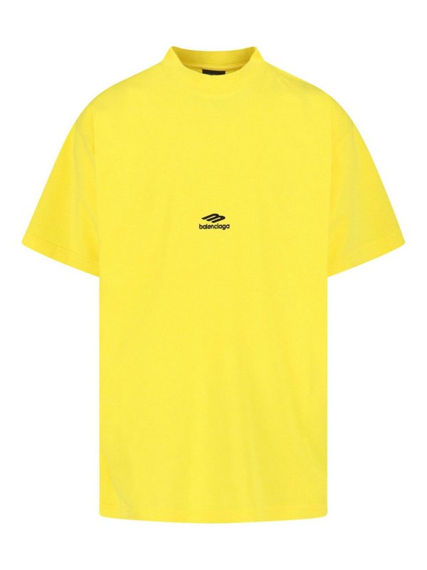BALENCIAGA: T-shirts - T-Shirt - Gelb
