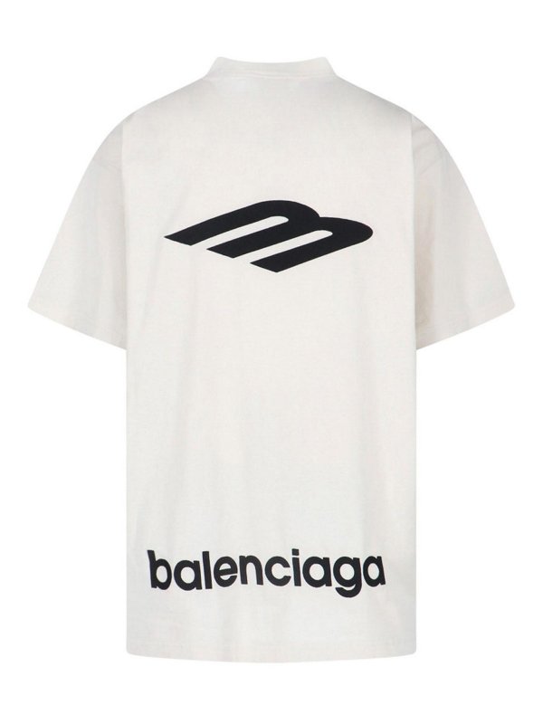 BALENCIAGA: Camisetas online - Camiseta - Blanco