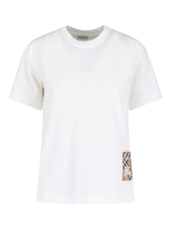 BURBERRY: Camisetas - Camiseta - Blanco