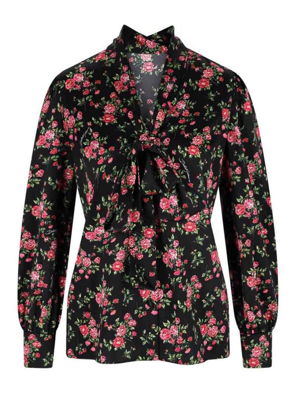DOLCE & GABBANA: casual jackets - Silk Shirt