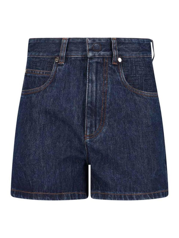 FENDI: Trousers Shorts - Pantaloncini Denim