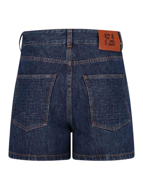 FENDI: Trousers Shorts online - Pantaloncini Denim