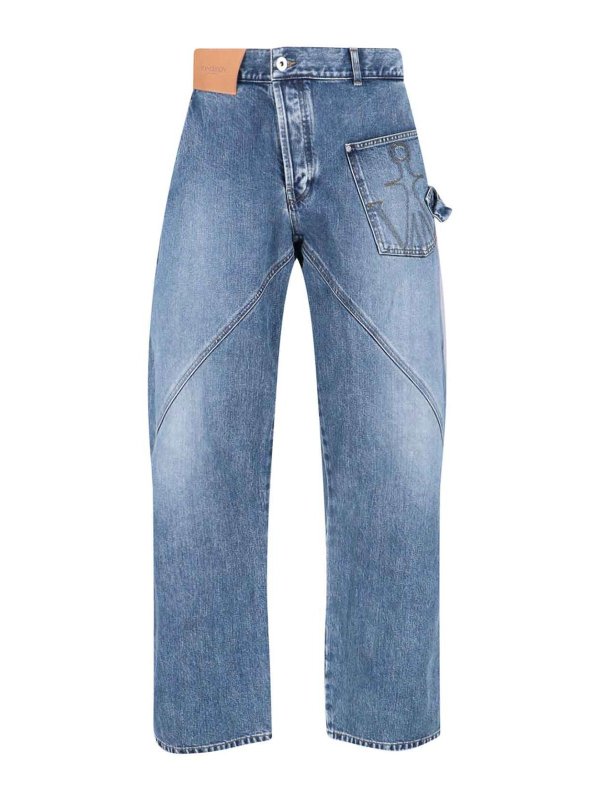J.W. ANDERSON: Straight Leg Jeans - Straight Leg Jeans - Blau