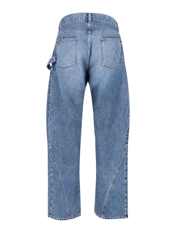 J.W. ANDERSON: Straight Leg Jeans online - Straight Leg Jeans - Blau