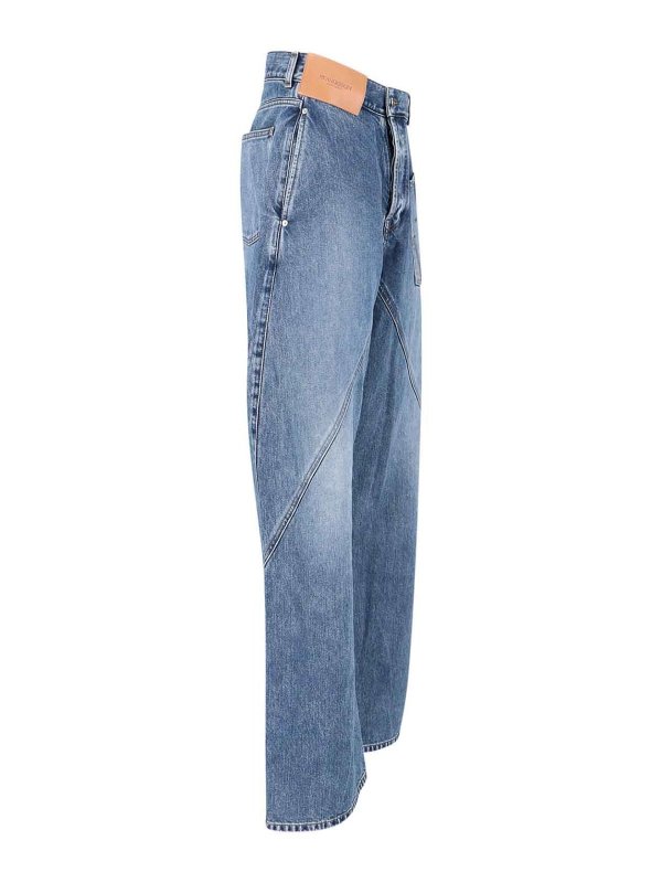 The Best Shops J.W. ANDERSON: Straight Leg Jeans - Straight Leg Jeans - Blau