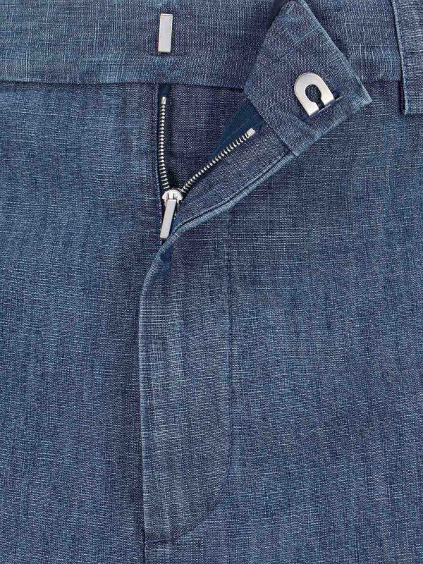 Formale Hose - Blau shop online: JIL SANDER