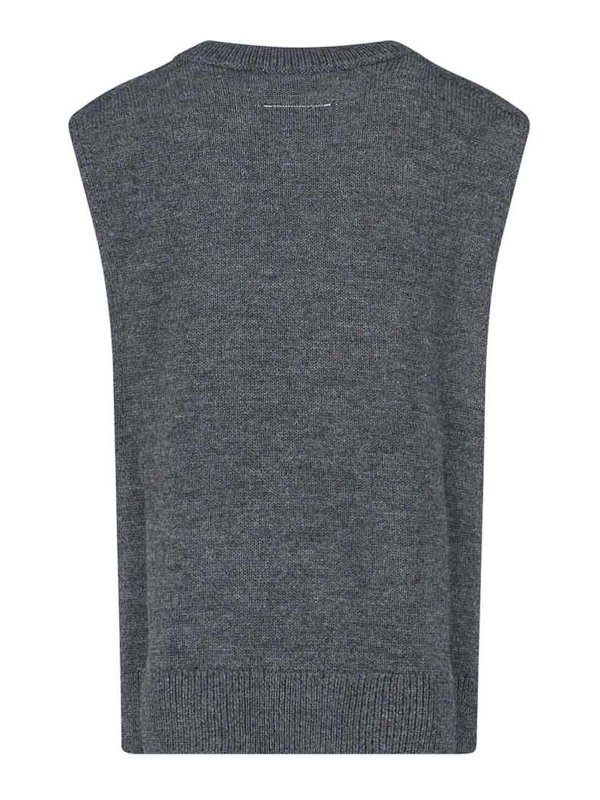 MM6 MAISON MARGIELA: v necks online - V-neck sweater