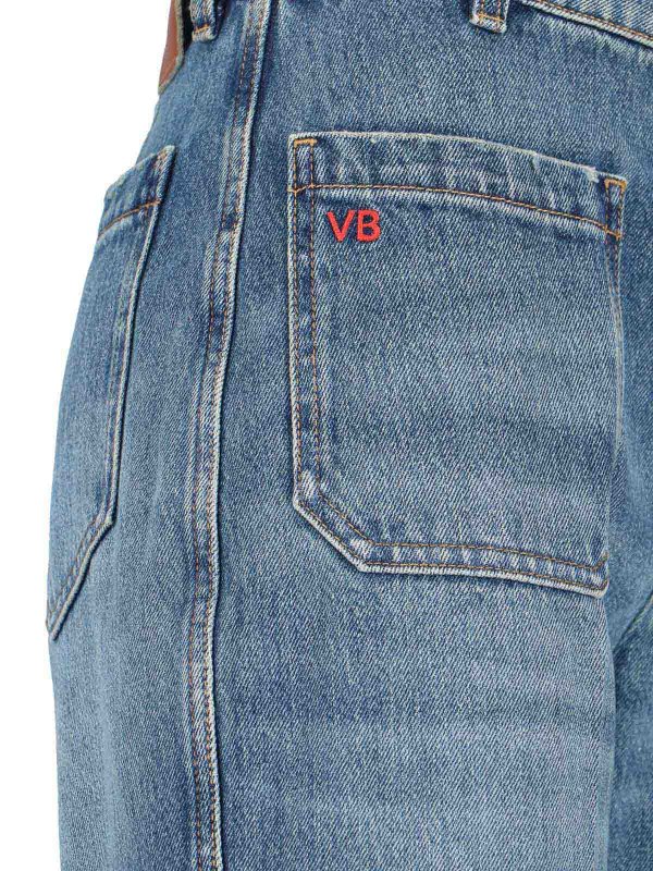 Straight Leg Jeans - Blau shop online: VICTORIA BECKHAM