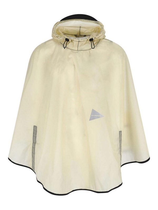 AND WANDER: Capes & Ponchos - Cape - Blanc