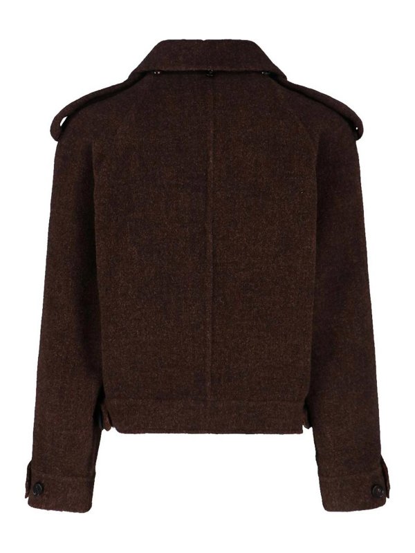 BURBERRY: blazers online - Jacket With Scarf