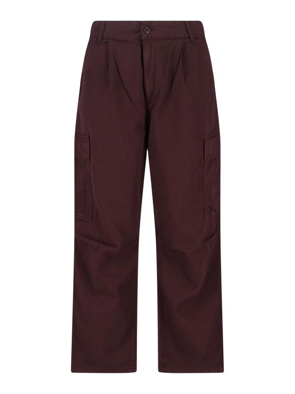 CARHARTT: カジュアルトラウザー - カジュアルパンツ - ブラウン