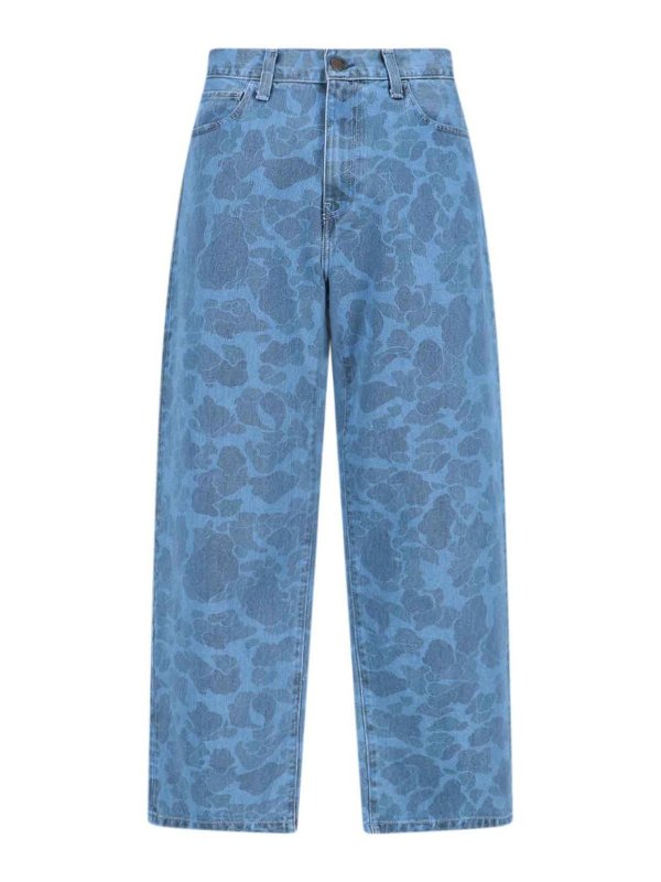 CARHARTT: Jeans à jambe droite - Jean Droit - Bleu