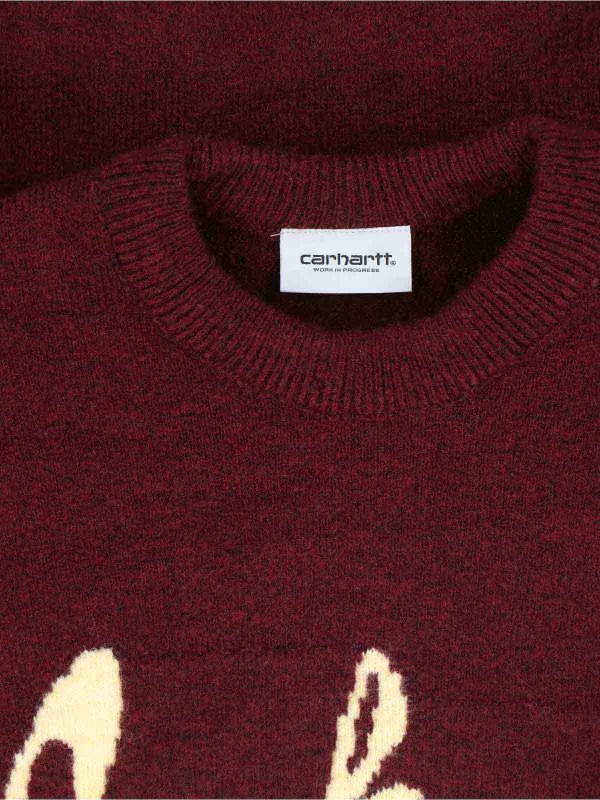 The Best Shops CARHARTT: Suéteres con cuello pico - Suéter Cuello Redondo - Rojo