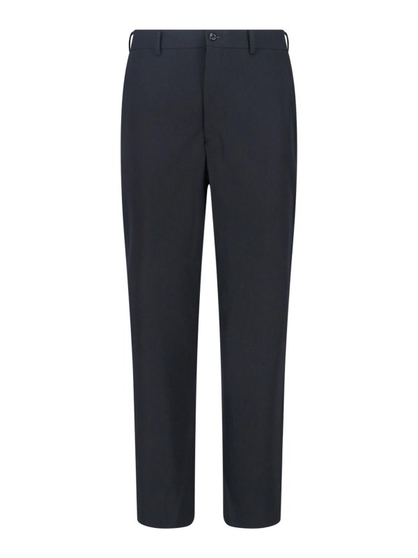 COMME DES GARÇONS HOMMES PLUS: カジュアルトラウザー - カジュアルパンツ - 黒