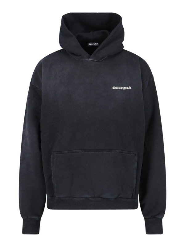 CULTURA: Sweatshirts & Sweaters - Logo Hooded Sweatshirt