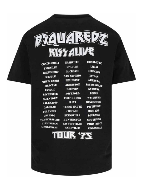 DSQUARED2: Camisetas online - Camiseta - Negro