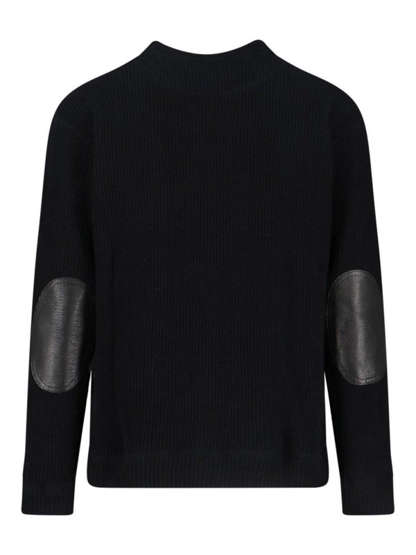 JUNYA WATANABE: cardigans online - Cotton and leather cardigan