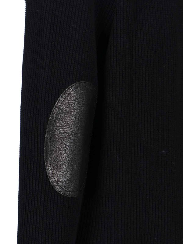 The Best Shops JUNYA WATANABE: cardigans - Cotton and leather cardigan