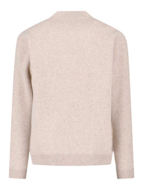 MAISON KITSUNÉ: Cardigans online - Cardigan - Beige