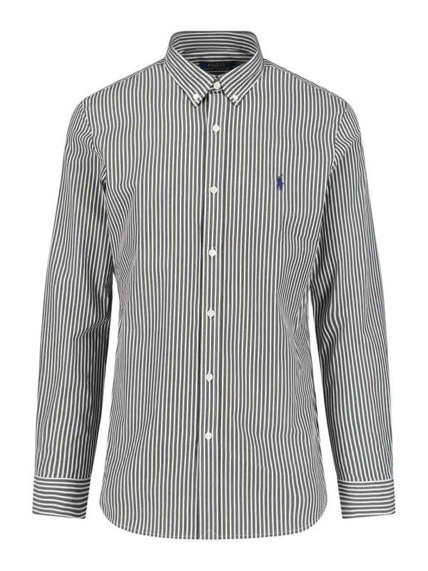 POLO RALPH LAUREN: shirts - Striped Logo Shirt