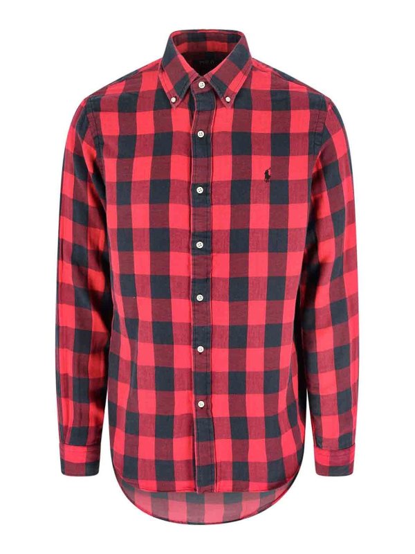 POLO RALPH LAUREN: Chemises - Chemise - Rouge