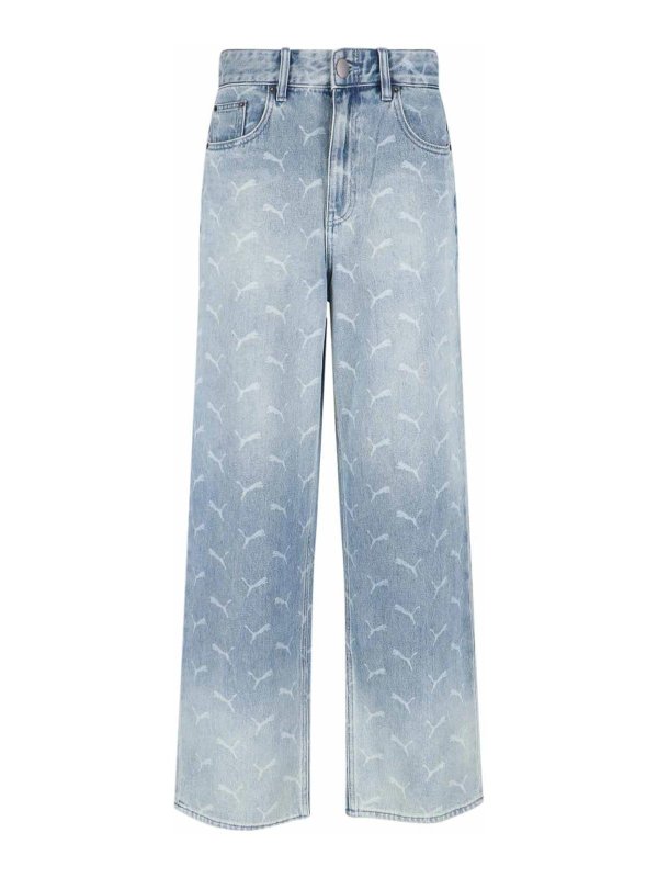 PUMA: Straight Leg Jeans - Straight Leg Jeans - Blau