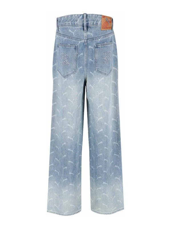 The Best Shops PUMA: Straight Leg Jeans - Straight Leg Jeans - Blau