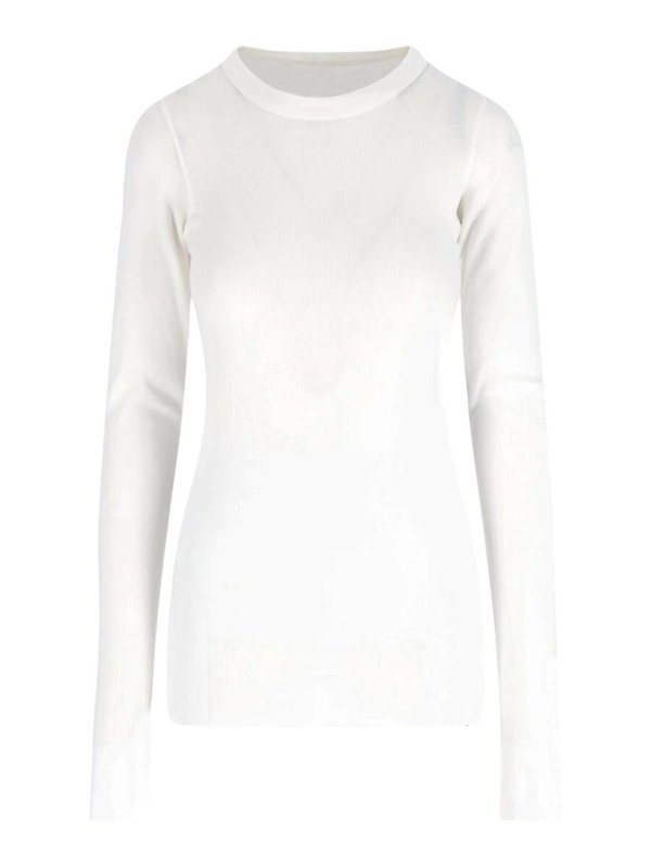 RICK OWENS: クルーネック - クルーネック - 白