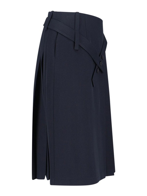 The Best Shops SIBEL SARAL: Knielange und Midi Röcke - Midirock - Blau