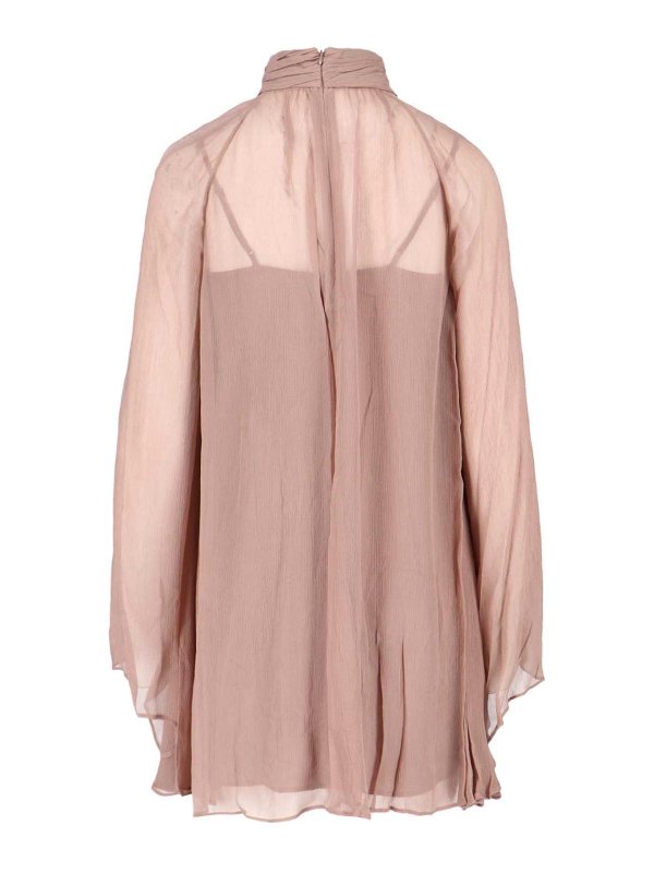 STAUD: short dresses online - Mini Chiffon Dress