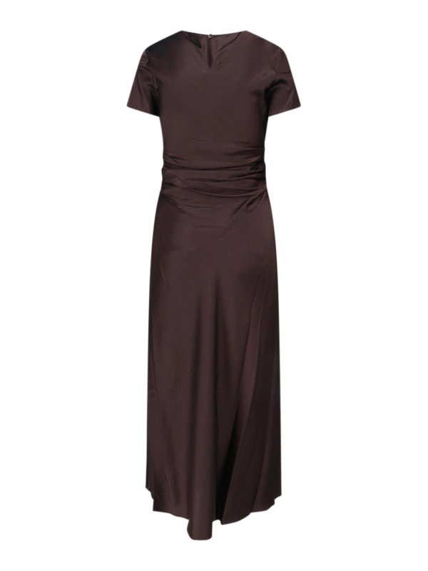 STAUD: Robe longueur genou online - Robe Au Genou - Marron