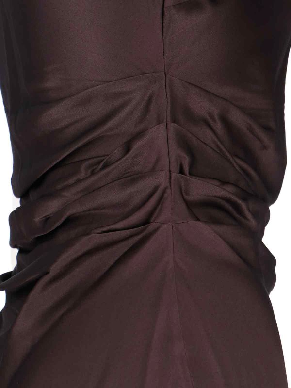 The Best Shops STAUD: Robe longueur genou - Robe Au Genou - Marron