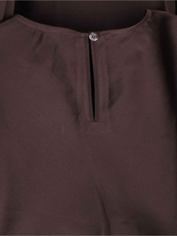 Robe Au Genou - Marron shop online: STAUD