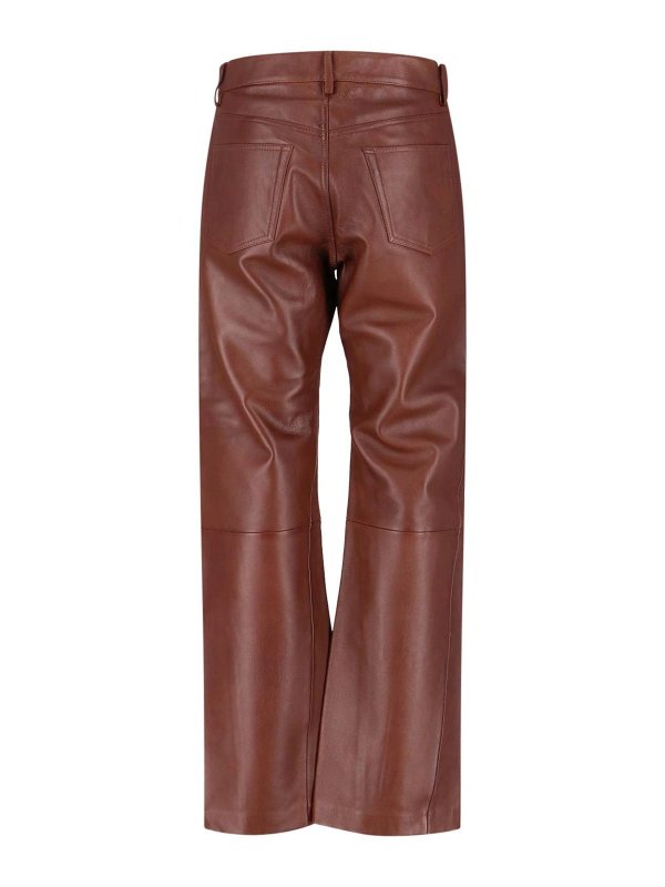 SUNFLOWER: pantaloni in pelle online - Pantaloni In Pelle