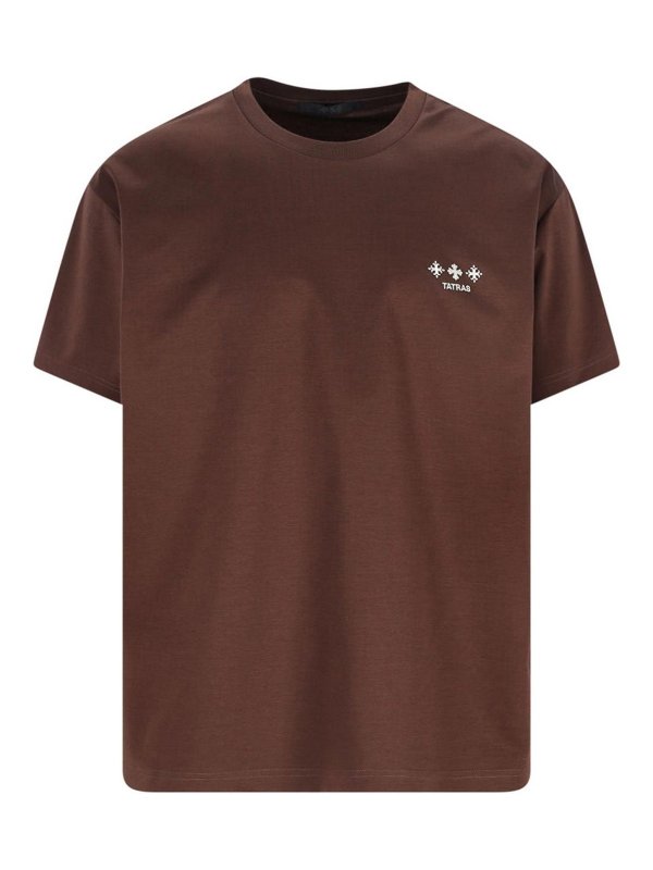 TATRAS: T-shirts - T-Shirt - Braun