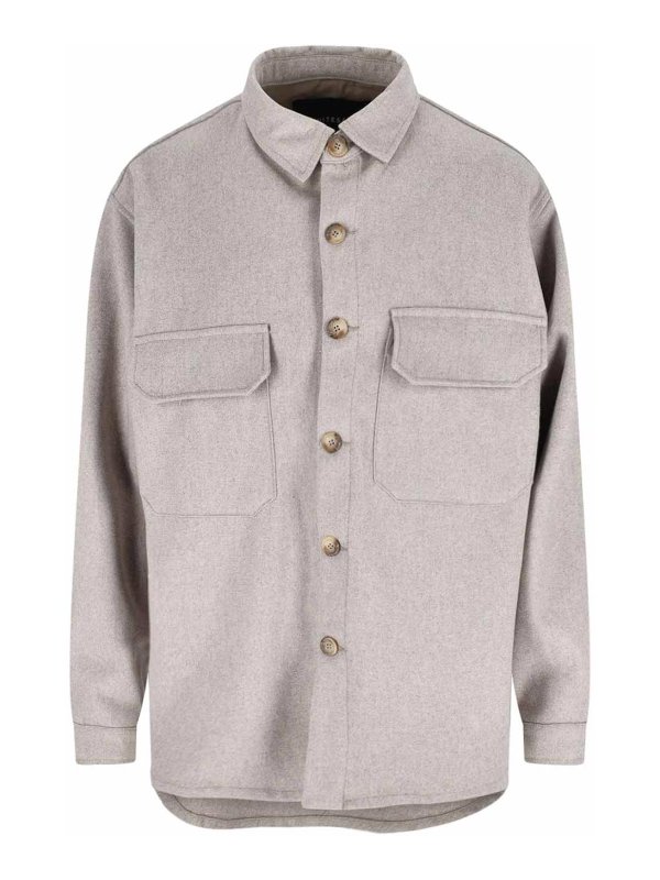 WHITE SAND: Chemises - Chemise - Beige