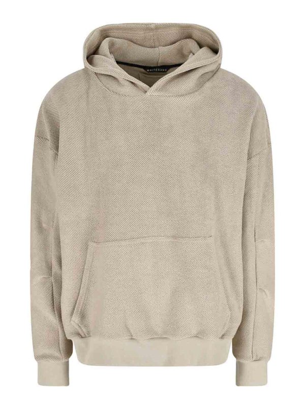 WHITE SAND: Sweatshirts & Sweaters - Hooded Sweatshirt