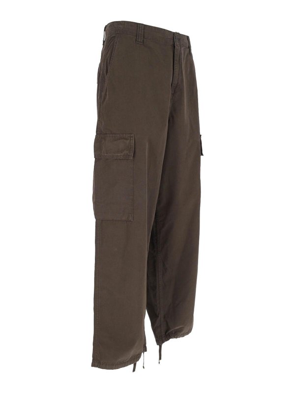 The Best Shops CARHARTT: カジュアルトラウザー - カジュアルパンツ - ブラウン