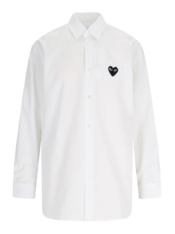 Comme des Garçons Play: シャツ - シャツ - 白