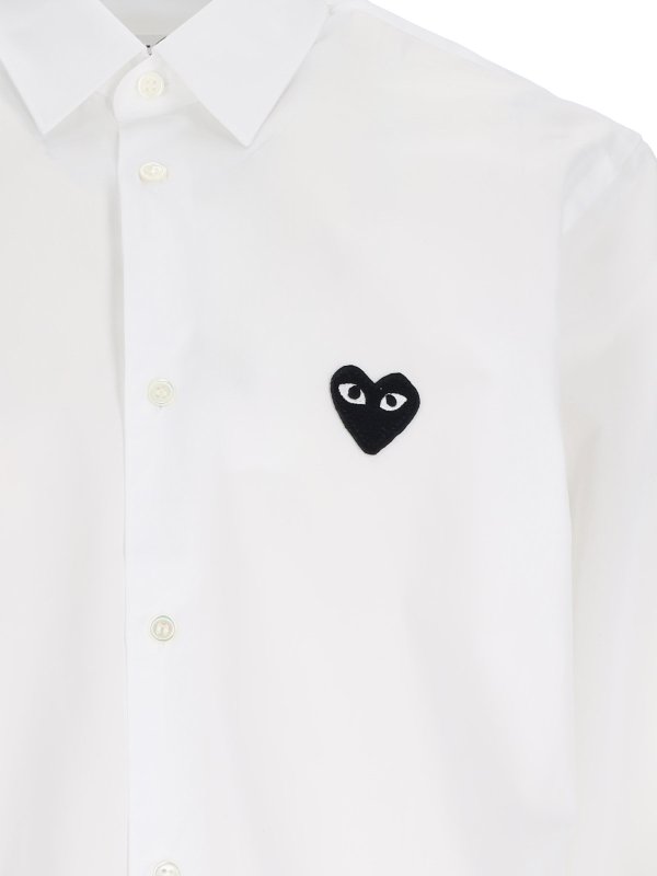 The Best Shops Comme des Garçons Play: シャツ - シャツ - 白