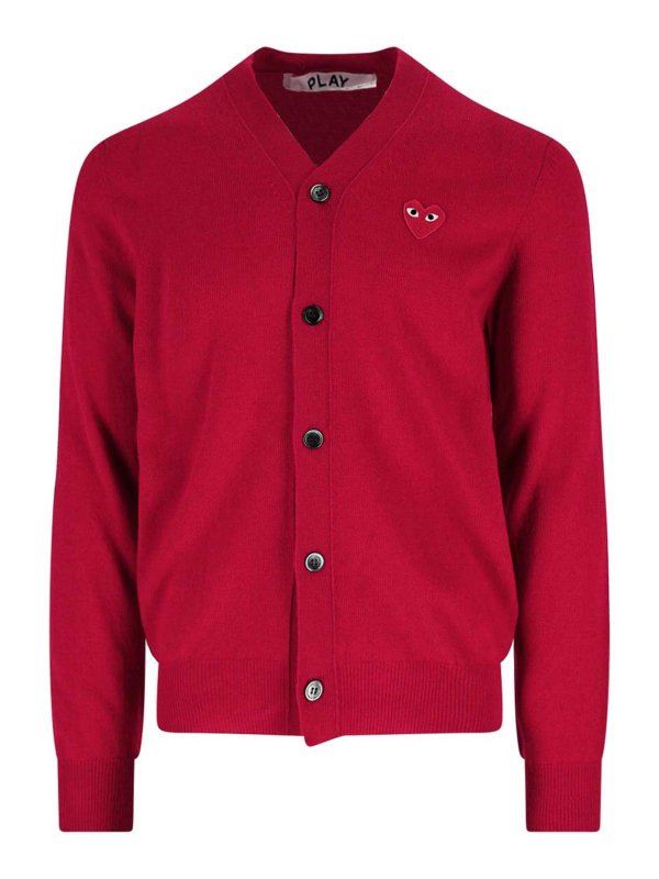 Comme des Garçons Play: cardigan - Logo del cardigan