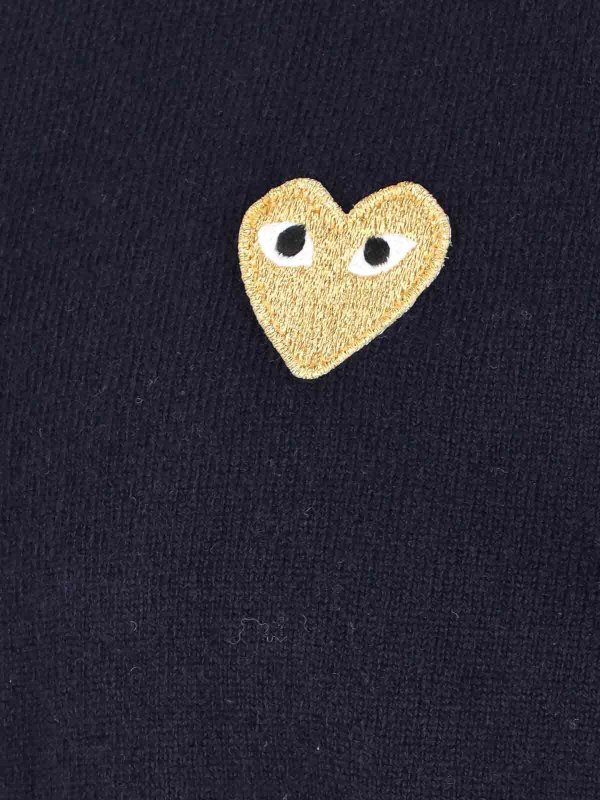 The Best Shops Comme des Garçons Play: cardigans - Cardigan Logo
